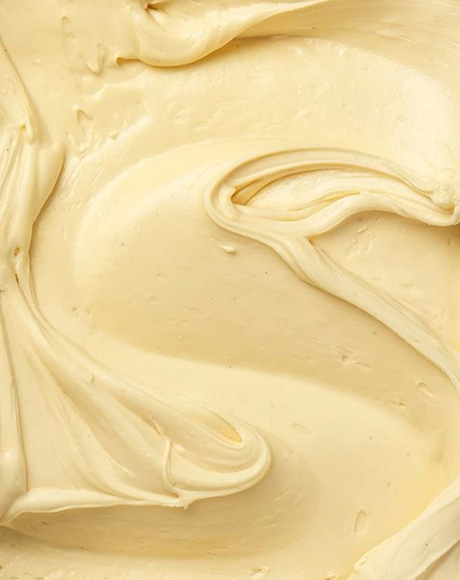 A close up of icecream